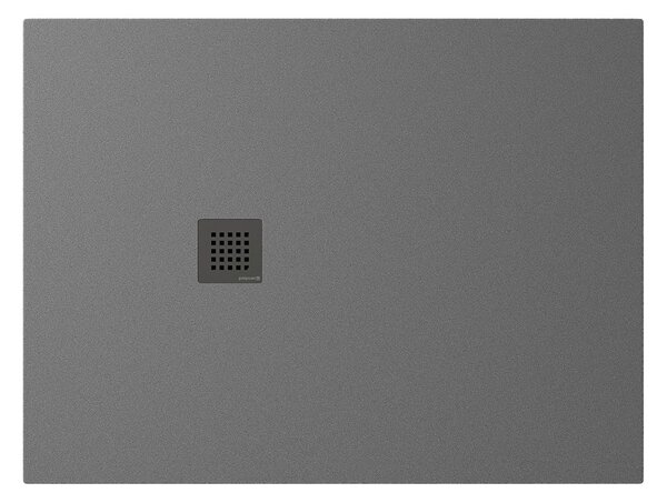 Polysan Öntött márványból készült Polysan, TRENECA zuhanytálca 120x90cm méretállítási lehetőséggel, szürke matt, 84307.31