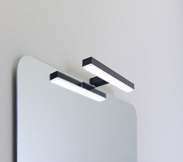 Sapho Sapho, VERONICA 2 LED lámpa, 8W, 300x25x83mm, fekete, E27423CI