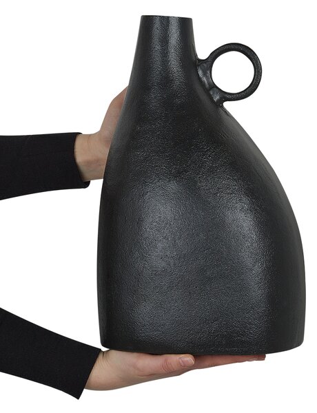 Dekor váza NARBADA Fém 36 cm Fekete