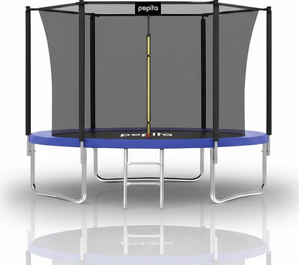 Pepita 183cm belső hálós Trambulin létrával - kék