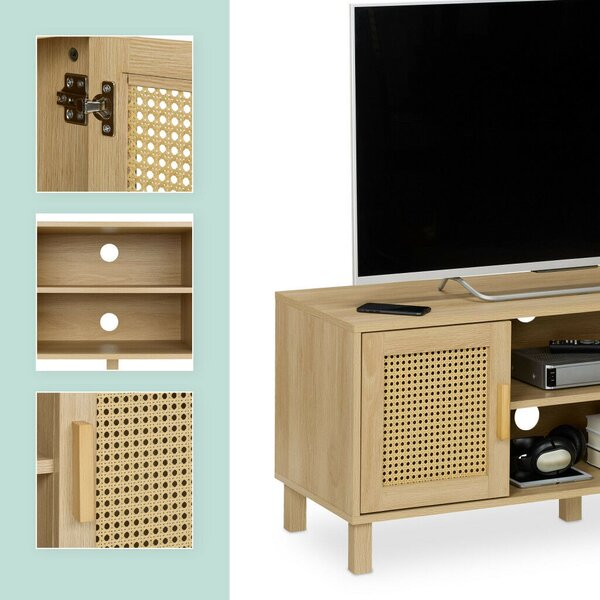 TV szekrény rattan kivitel 48x115x40 cm 10050462