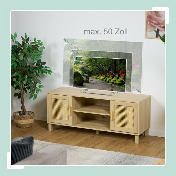TV szekrény rattan kivitel 48x115x40 cm 10050462