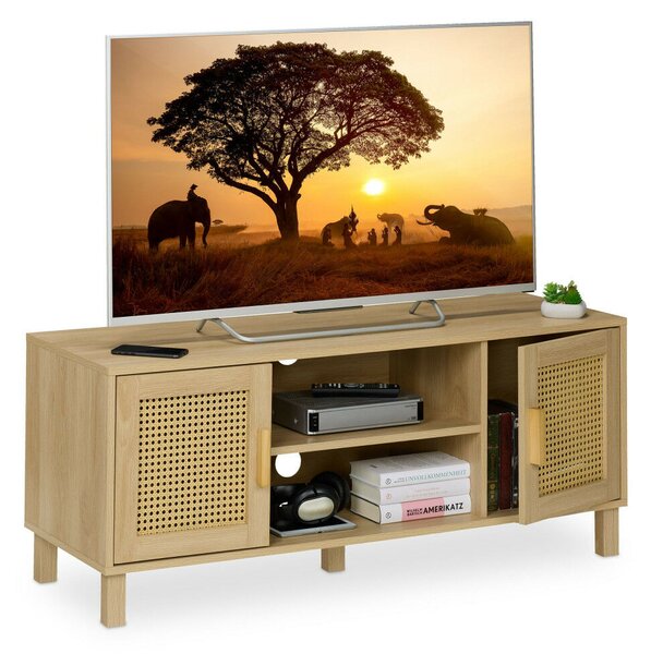 TV szekrény rattan kivitel 48x115x40 cm 10050462