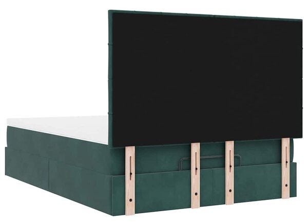 VidaXL Ottoman Ágy - Bársony - 140x190 cm
