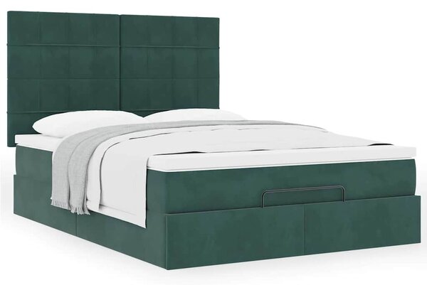VidaXL Ottoman Ágy - Bársony - 140x190 cm
