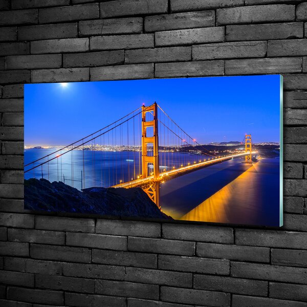 Üvegkép falra Bridge san francisco