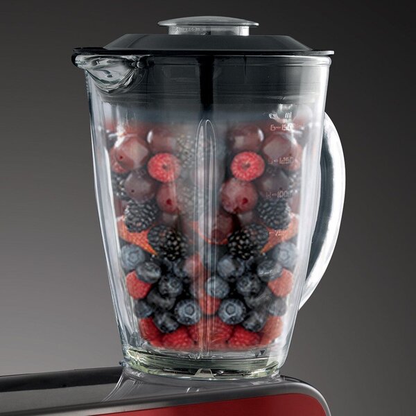 Russell Hobbs Multi konyhai robotgép [Dagasztó és mixer és 1,5 l-es üveg aprító] Desire Red (3 keverőeszköz, 2,5 kg-os rozsdamentes acél keverőtál)