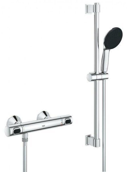 Grohe Precision Flow króm Termosztátos zuhanycsaptelep 1/2'