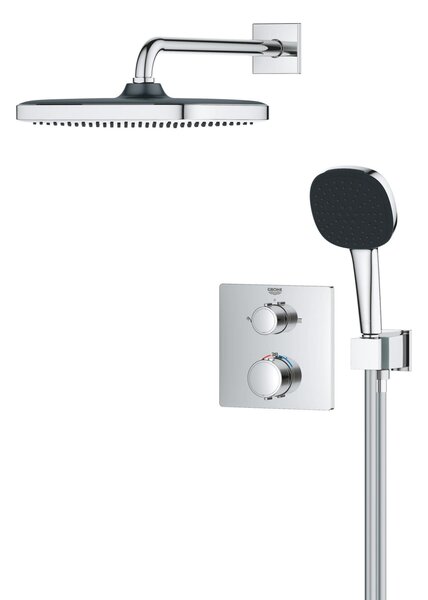 Grohe Precision Thermostat króm Rejtett zuhanyrendszer Vitalio Comfort 250