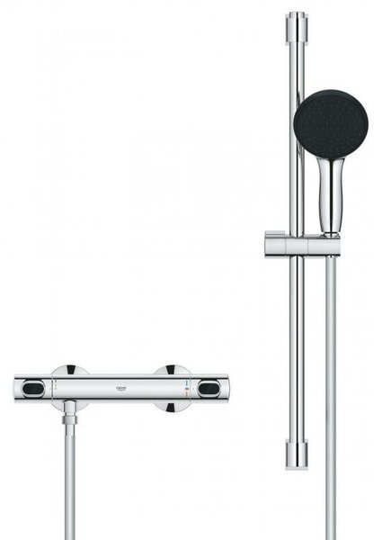 Grohe Precision Flow króm Termosztátos zuhanycsaptelep 1/2'