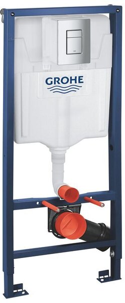 Grohe Rapid SL króm 3-az-1-ben WC szett, 1,13 méteres beépítési magasság