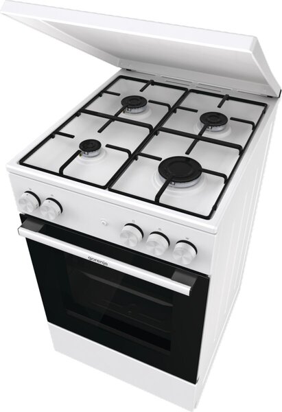 Gorenje GG5A14WJ Gáztűzhely, 70l, 4 főzőzóna, SilverMatte, A energiaosztály