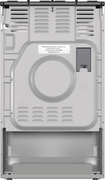Mora K4255C1S Kombinált tűzhely, 70l, 4 főzőzóna, AquaClean, A energiaosztály