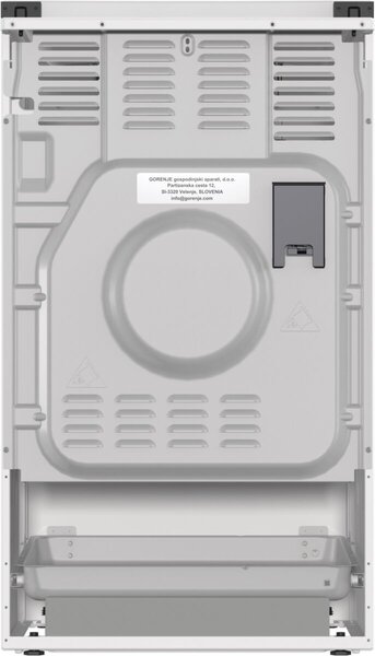 Gorenje GK5C42WH-B Kombinált tűzhely, 70l, 4 főzőzóna, FrozenBake, A energiaosztály