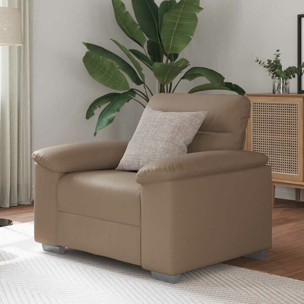 VidaXL kávészínű műbőr kanapéfotel 60 cm