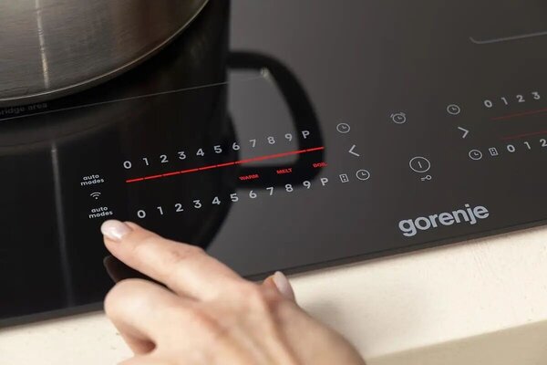 Gorenje GI6432BCWF Indukciós főzőlap, 59.5 cm, 4 főzőzóna, ZoneSlide, BridgeArea