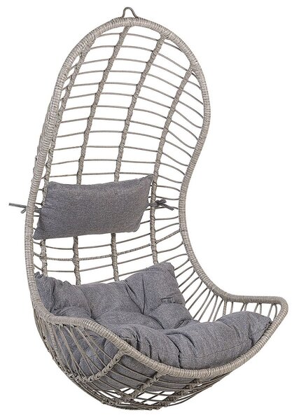 Függőfotel PINETO PE Rattan Szürke
