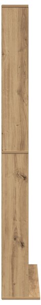 VidaXL CD Szekrény Artisan Tölgyből - 101x23x177.5 cm Mérnöki Fából