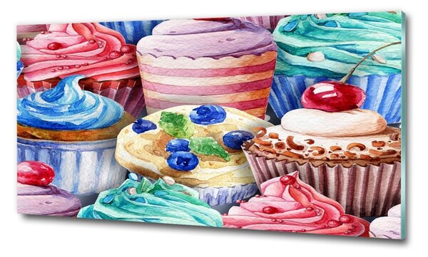 Egyedi üvegkép Színes muffin