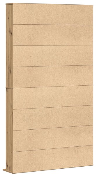 VidaXL CD Szekrény Artisan Tölgyből - 101x23x177.5 cm Mérnöki Fából