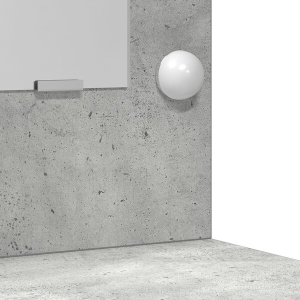 VidaXL Beton szürke Forgácslap 50 x 41 x 135 cm Tükör