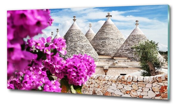 Üvegkép falra Trulli házak
