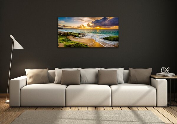 Üvegkép nyomtatás Sunset tengeren