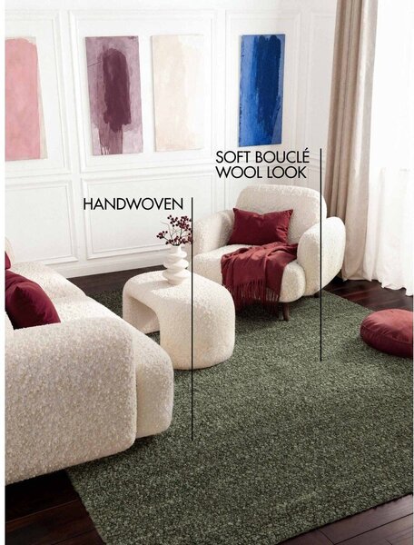 Zöld kézi szövésű buklé szőnyeg 160x230 cm Notting Hill Portobello – Ted Baker