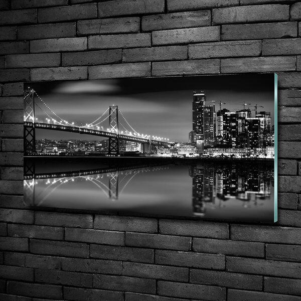 Üvegkép nyomtatás San francisco éjjel