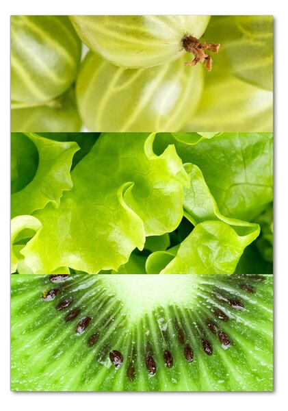 Photo kép üveg Gyümölcsök és zöldségek