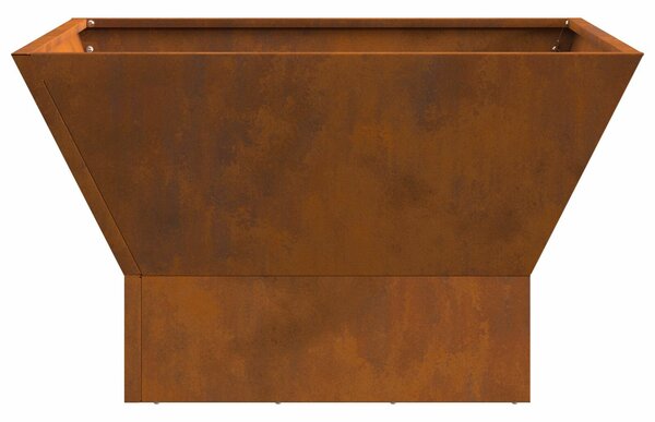 VidaXL Tűzrakó Fekete 60 x 60 x 35 cm Acél