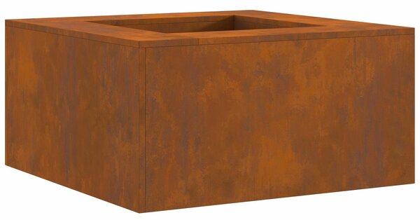 VidaXL Tűzrakó Barna 80 x 80 x 40 cm időjárásálló acél