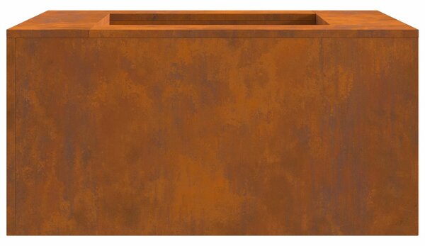 VidaXL Tűzrakó Barna 80 x 80 x 40 cm időjárásálló acél