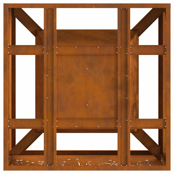 VidaXL Tűzrakó Barna 60 x 60 x 30 cm időjárásálló acél