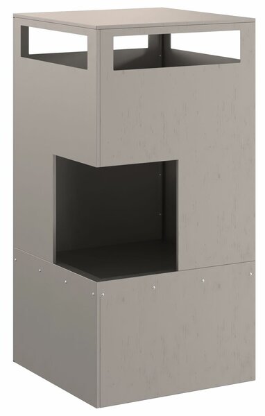 VidaXL Tűzrakó Barna 50 x 50 x 100 cm időjárásálló acél