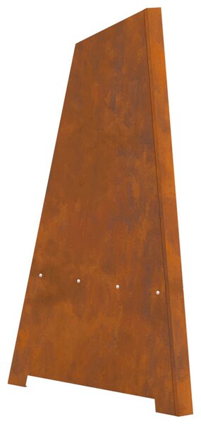 VidaXL Tűzrakó Barna 50 x 50 x 95 cm időjárásálló acél
