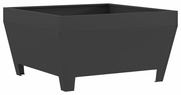 VidaXL Tűzrakó Fekete 80 x 80 x 43 cm Hidegen hengerelt acél