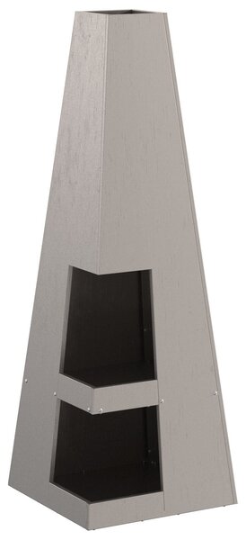 VidaXL Tűzrakó Barna 35 x 35 x 100 cm időjárásálló acél