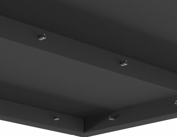 VidaXL Tűzgyújtó tál Fekete 60 x 60 x 30 cm Időjárásálló acél
