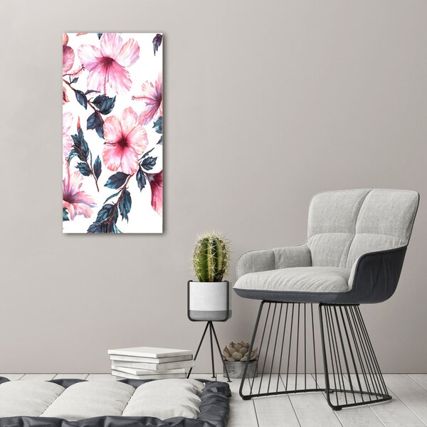 Photo kép üveg Hibiszkusz