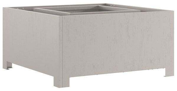 VidaXL Tűzgyújtó tál Rozsdás 60 x 60 x 30 cm Időjárásálló acél
