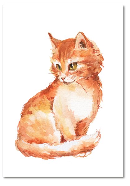 Üvegkép Red cat