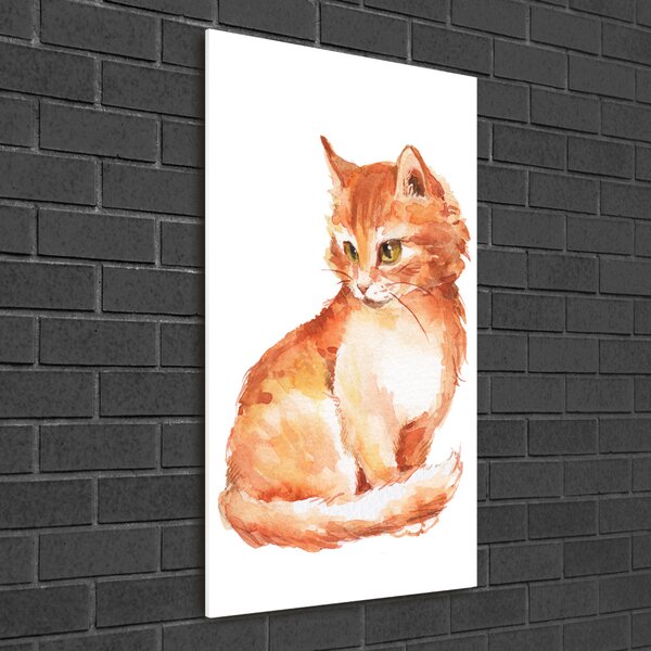 Üvegkép Red cat