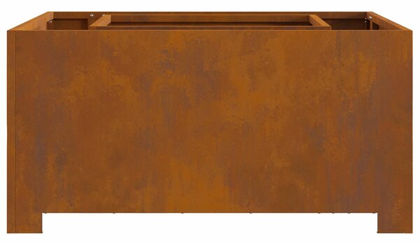 VidaXL Tűzrakó Barna 80 x 80 x 40 cm időjárásálló acél
