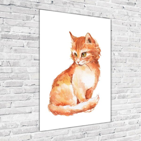 Üvegkép Red cat