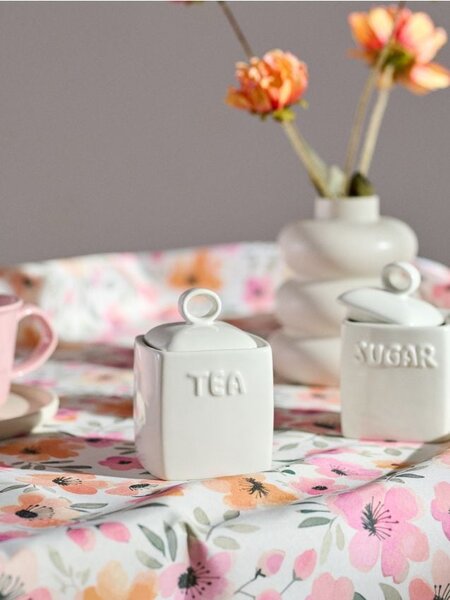 Sinsay - Recipient ceramic pentru ceai cu capac - fehér