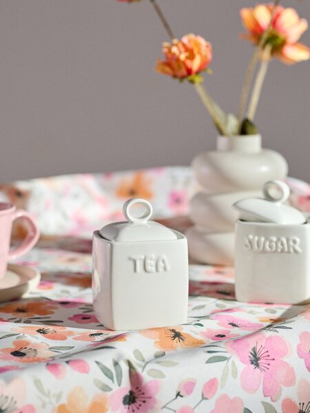 Sinsay - Recipient ceramic pentru ceai cu capac - fehér
