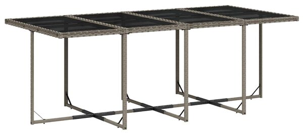 13 részes szürke polyrattan kerti ülőgarnitúra párnákkal