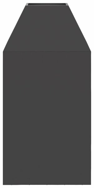VidaXL Tűzrakó Fekete 50 x 50 x 100 cm Hidegen hengerelt acél