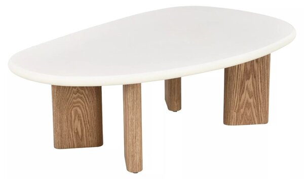 Alpen Dohányzóasztal MDF Mikrocement Écru Tölgy